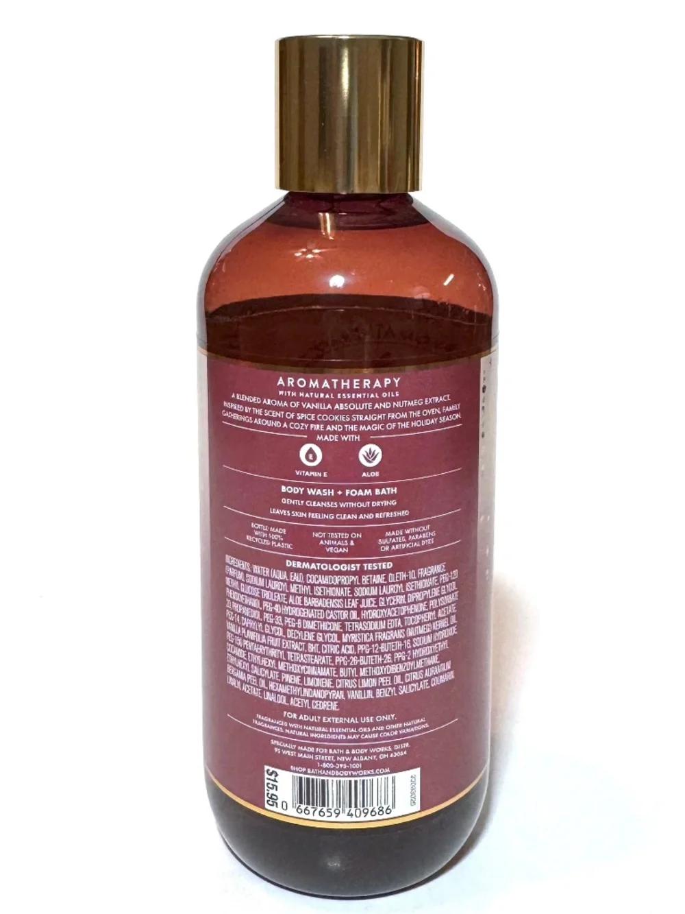 VANILLA NUTMEG Body Wash & Foam Bath